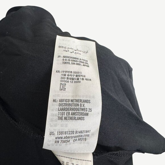 Abercrombie and Fitch Women's Black Poplin Maxi Tank Dress, Size Small - Picture 7 of 8